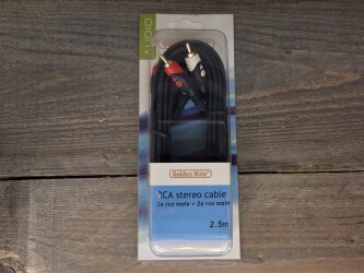 2x RCA male - 2x RCA Male L4223 V