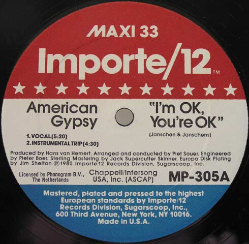 I'm OK, You're OK MP-305
