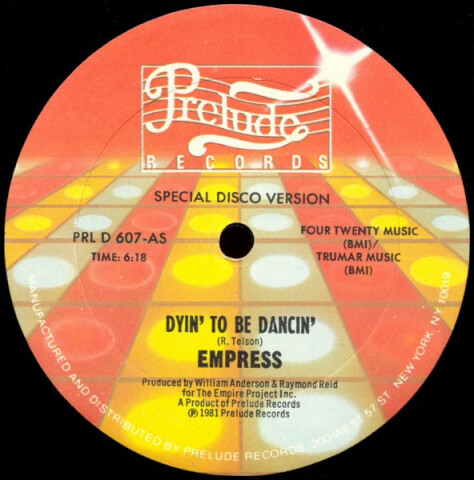 Dyin' To Be Dancin' PRL D 607