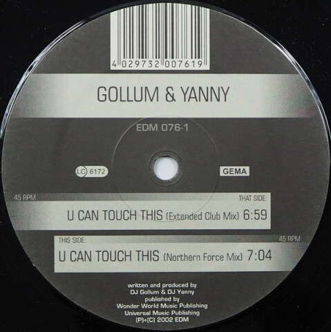 U Can Touch This EDM 076-1