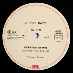 Etienne (Dance Mix) 1C K 060-20 2215 6 3