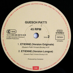 Etienne (Dance Mix) 1C K 060-20 2215 6 4