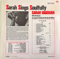 Sarah Sings Soulfully PRL 149 2