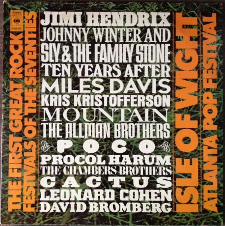 The First Great Rock Festivals Of The Seventies - Isle Of Wight / Atlanta Pop Festival S 66311